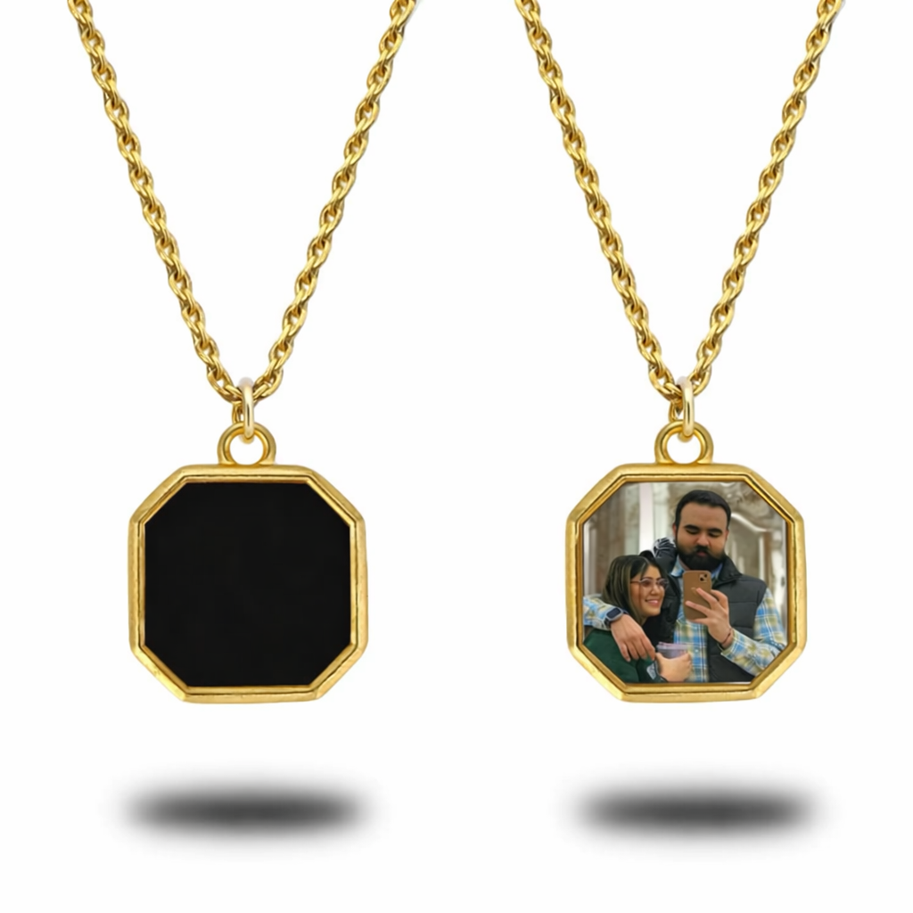Heat Activated Photo necklace| Custom Memory Necklace