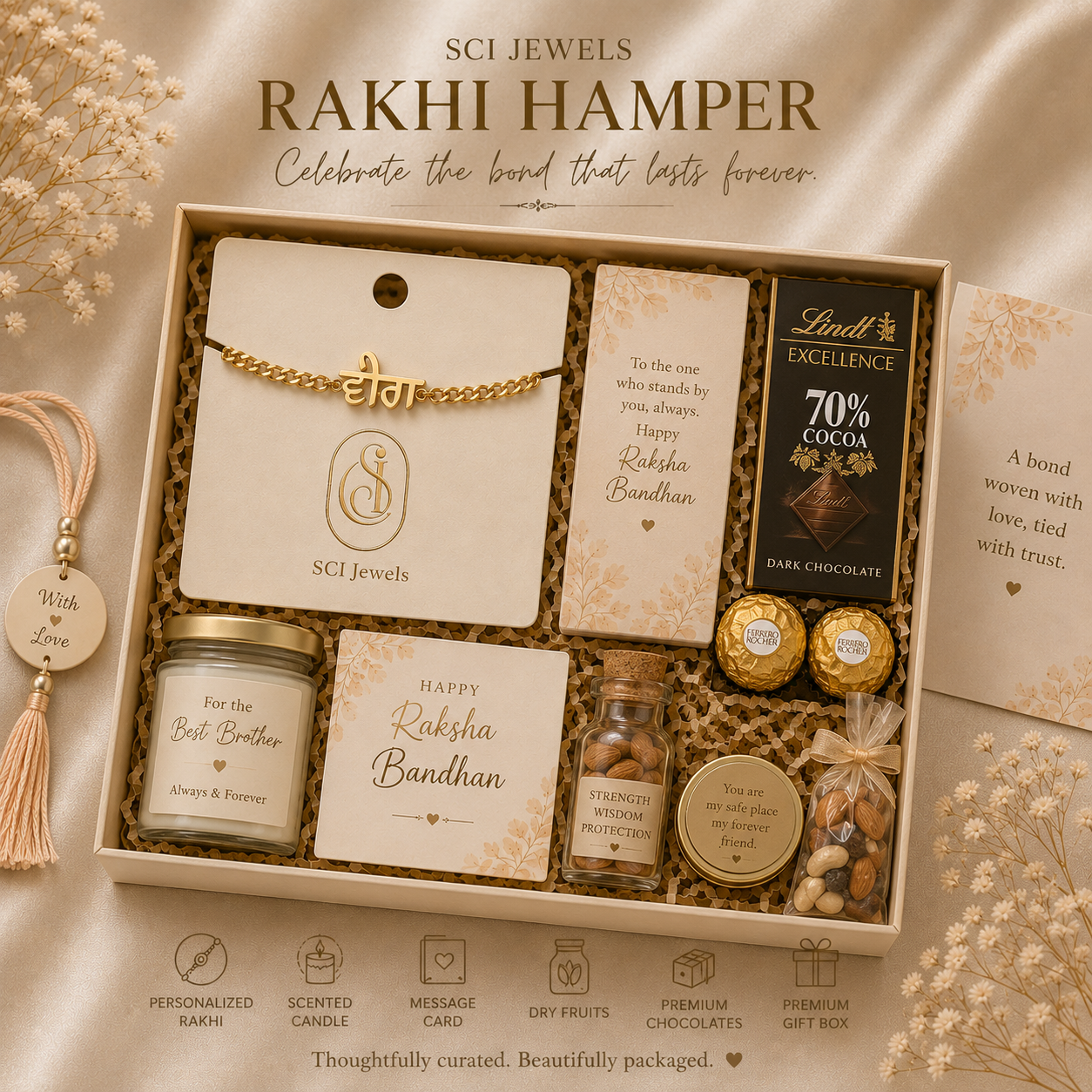 Premium Rakhi gift hamper