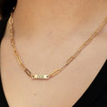 Personalized Name Bar Necklace | Custom Single or Multiple Name Jewelry