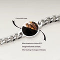 Temperature Activated Photo Bracelet – Custom Hidden Picture Jewelry Gift