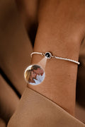 Personalized photo projection bracelet | Custom memory jewelry