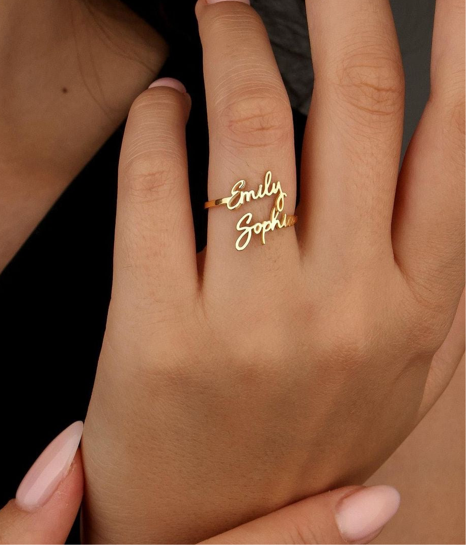 Personalized Name Ring – Choose Your Style
