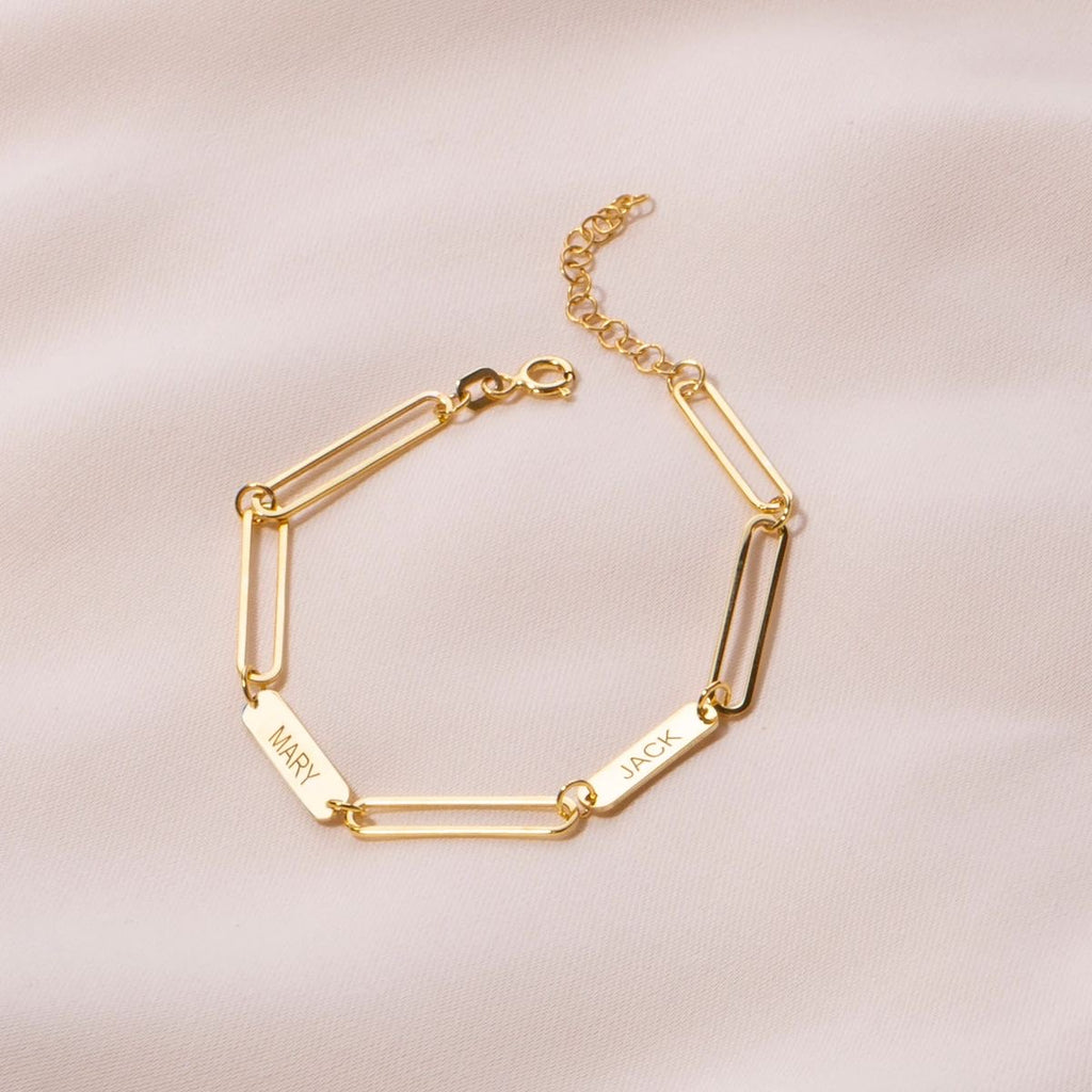 Personalized link bracelet | custom name