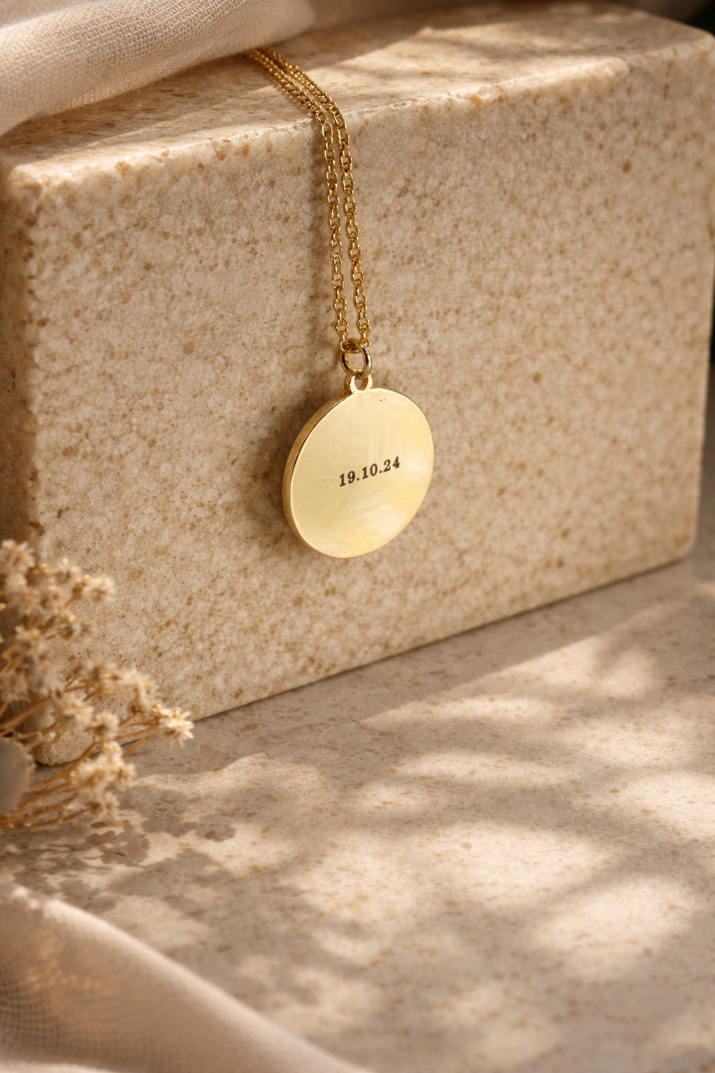 Personalized Fingerprint Heart Necklace – Couple Fingerprint Pendant, Custom Love Necklace, Anniversary Gift for Her or Him