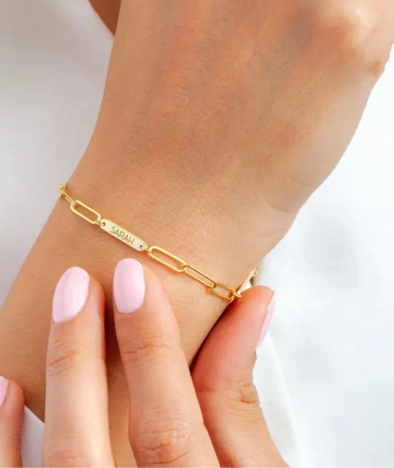 Personalized link bracelet | custom name