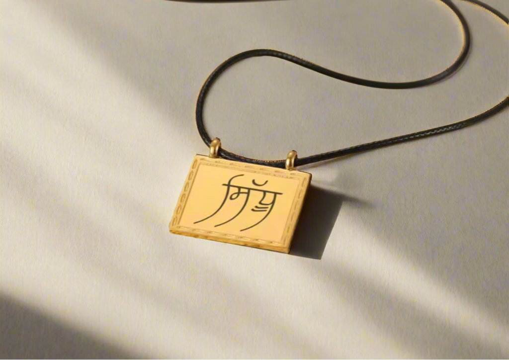 Custom Engraved Taveez Pendant on Black Thread or different chain styles